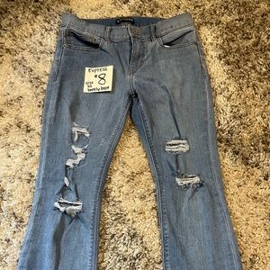 Express Barely Boot Size 6 Short